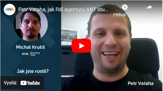 Peter Vataha: Jak řídí agenturu ANT studio